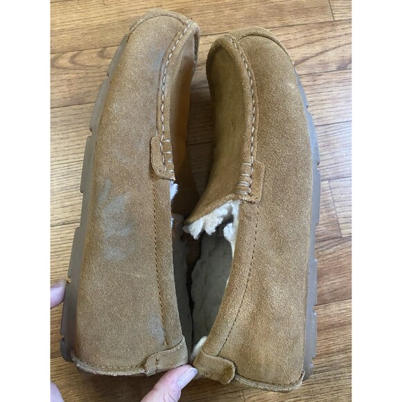 Mens Size 10 Chestnut UGG Koolaburra Tipton Suede Slippers Loafers 1105893 Used main image 5